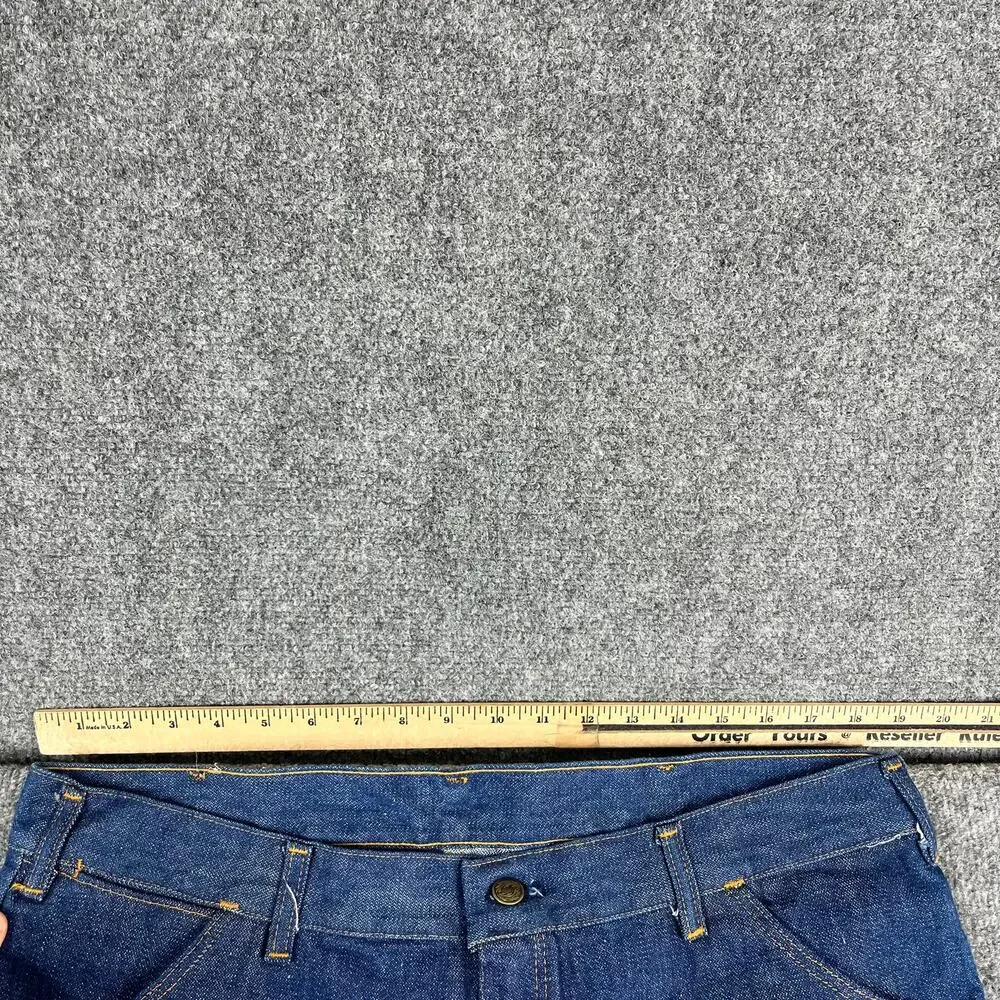 Vintage Jeans Mens Size‎ 40x32 Dark Wash Blue Bootcut Classic Western Denim
